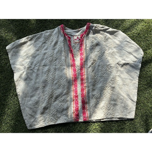 Johnny Was Jackets & Blazers - Joy Love Light‎ JW Johnny Was Los Angeles White Medium  100% Linen Embroidered
